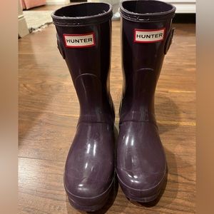 HUNTER women’s rainboots (deep purple)